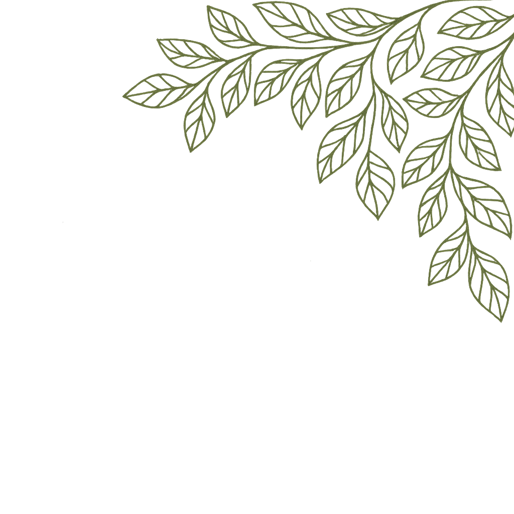 Corner Leaves Top Right